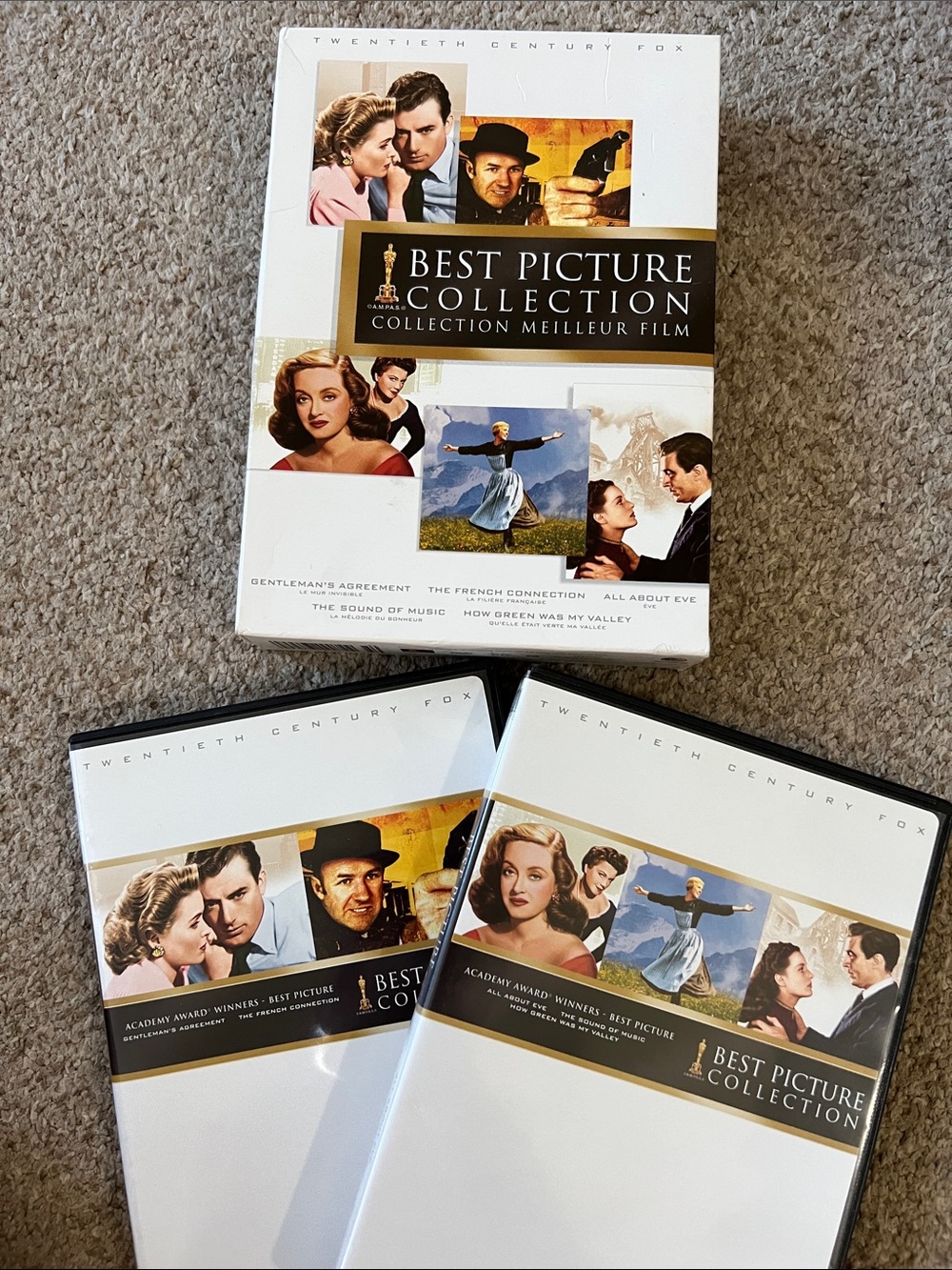Twentieth Century Fox Best Picture Collection - x5 Classic Film DVD Set